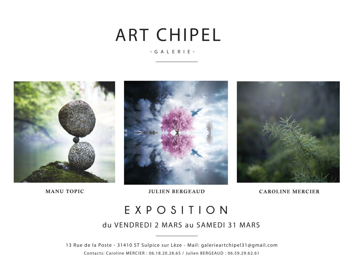 AFFICHE ART CHIPEL MARS 2017-2